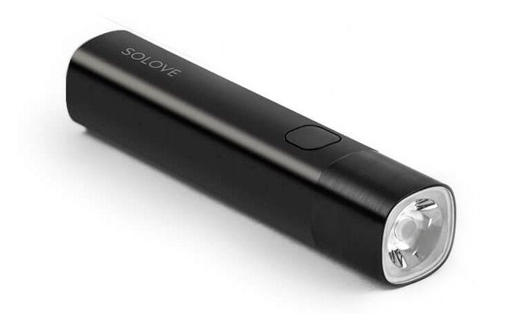 Фонарик Xiaomi Solove X3 Portable Flashlight Power Bank